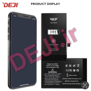 باتری IPHONE X DEJI تقویت شده با یکسال گارانتی